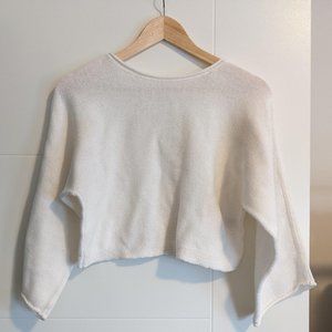 Babaton Cropped Knit Sweater